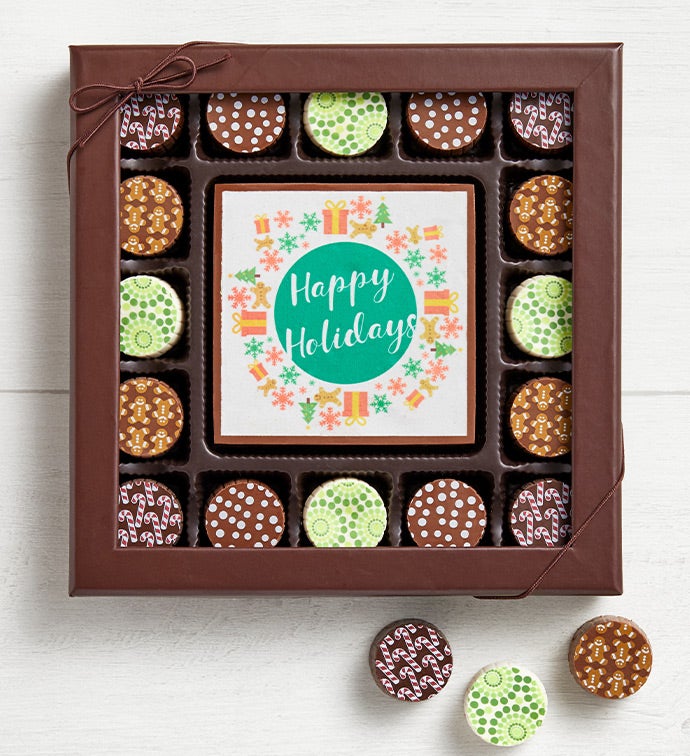 Fleur de Chocolate® Holiday Bar & Truffles 17pc